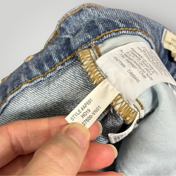 Madewell The Perfect Vintage Crop Jean in Ainsworth Wash Sz 27 - Picture 14 of 15